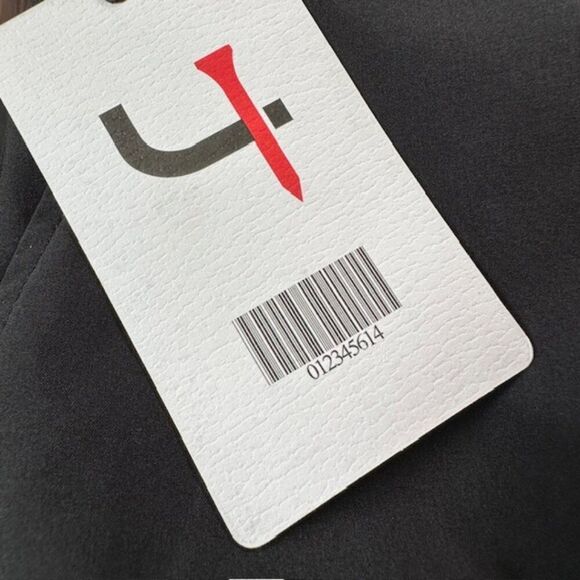 Short Par 4 Black Golf Pants Trousers The Pavin Pant size 38x32 NWT - Picture 6 of 9